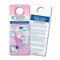 Breast Self Exam Hang Tag, Ribbon Design